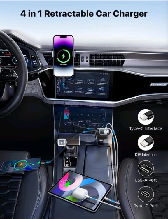 Retractable Car Charger