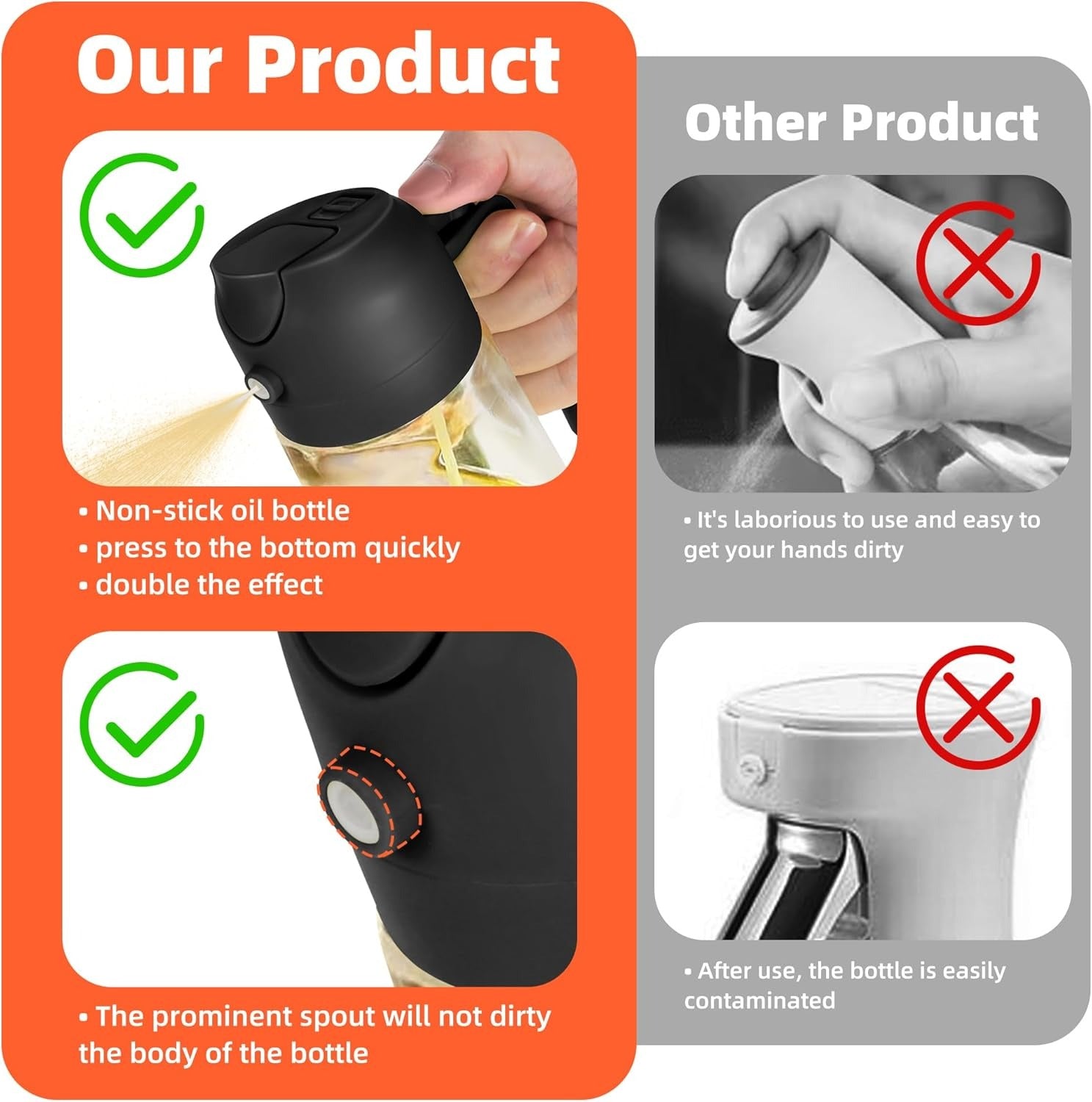 Oil Dispenser and Oil Spray